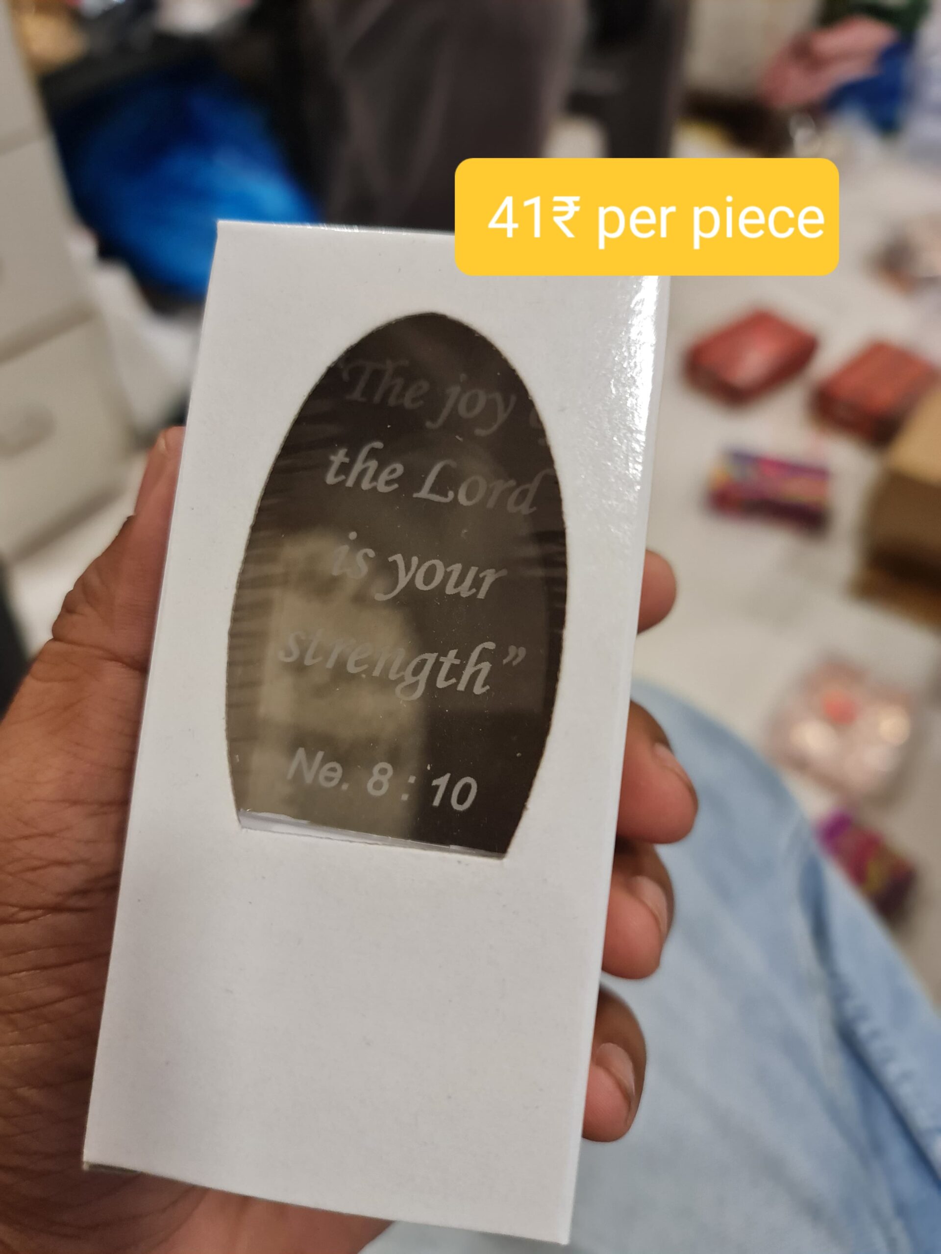 Inspirational Faith Lighting-Christian Multicolour LED Night Lamp with Bible Verse