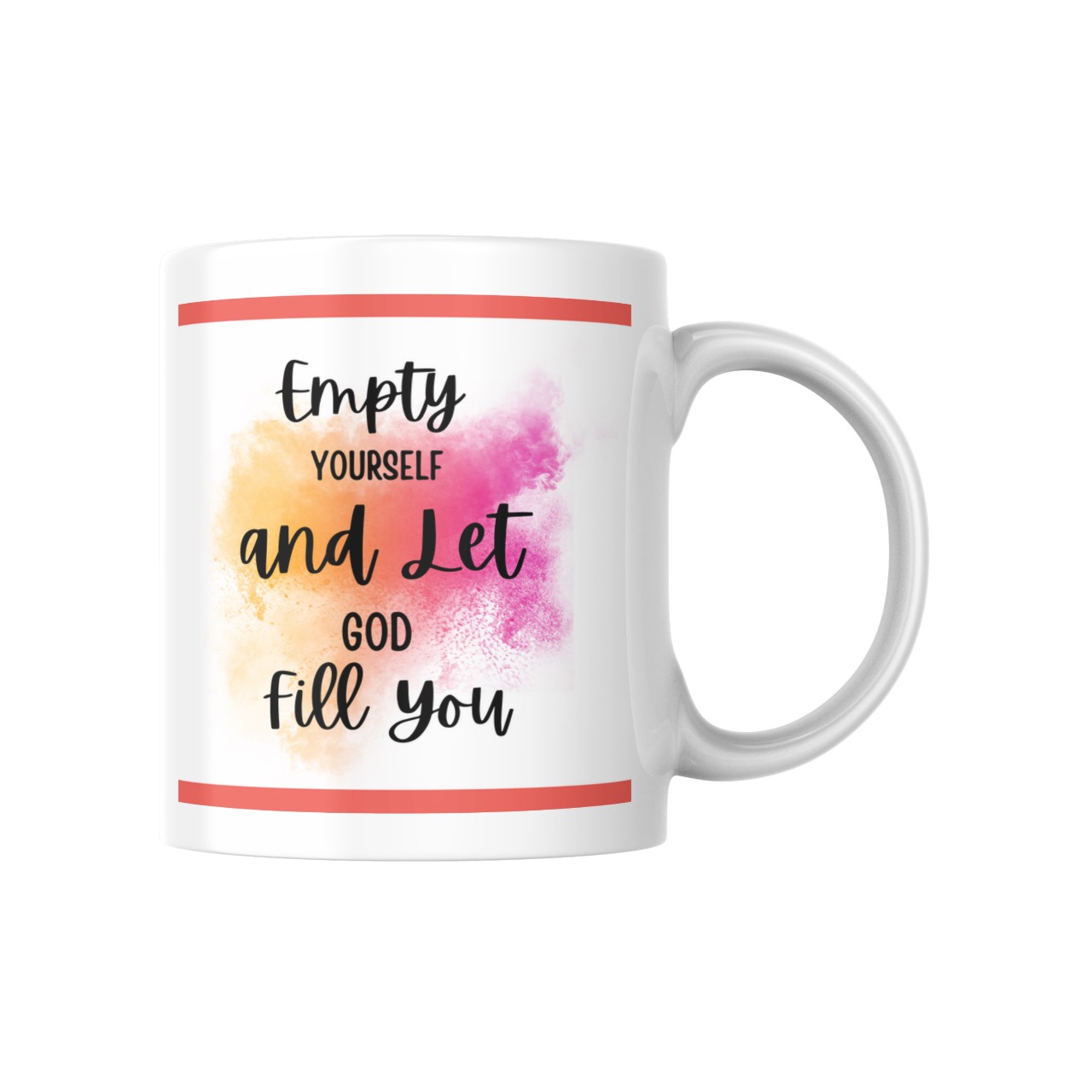 Ceramic Coffee Mug: Spiritual Filling
