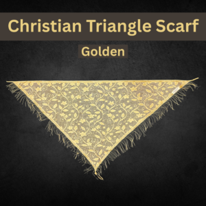 Golden leaf Christian Ladies Scarf